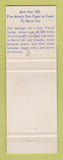 Matchbook Cover - Best Western Olive Tree Inn San Luis Obispo CA
