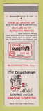 Matchbook Cover - Best Western Coachman Motel Bloomington IL