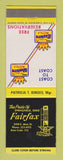 Matchbook Cover - Best Western Fairfax Motel Springfield OH