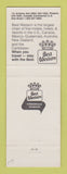 Matchbook Cover - Best Western Outlaw Inn Kalispell MT