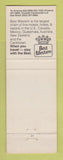 Matchbook Cover - Best Western Cavern Inn White's City NM