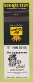 Matchbook Cover - Best Western Coachman Motel Bloomington IL