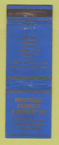 Matchbook Cover - Industrial Chemical Products Detroit MI WEAR