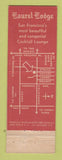 Matchbook Cover - Laurel Lodge San Francisco CA