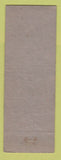 Matchbook Cover - Bartlett Roofing Sheet Metal Lima OH