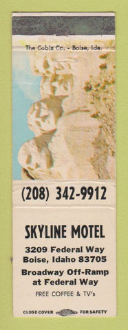 Matchbook Cover - Skyline Motel Boise ID WEAR