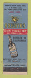 Matchbook Cover - Colombo Wine Ruby Port New York City WEAR