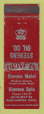 Matchbook Cover - Stevens Phillips 66 oil gas Burlington Colorado cafe WORN