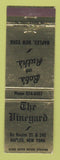 Matchbook Cover - The Vineyard Naples NY WEAR