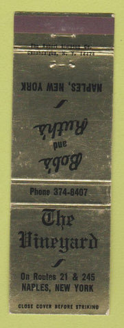 Matchbook Cover - The Vineyard Naples NY WEAR