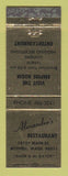Matchbook Cover - Alexander's Restaurant Bothell WA