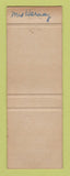 Matchbook Cover - Hotel Muehlebach Kansas City MO