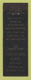 Matchbook Cover - Mandarin Cafe Spokane WA