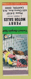 Matchbook Cover - Perry Motor Sales Canton OH