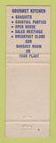 Matchbook Cover - Gourmet Kitchen Portland OR Catering