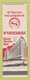 Matchbook Cover - Macuto Sheraton Hotel Venezuela