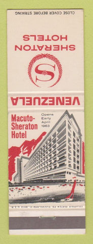 Matchbook Cover - Macuto Sheraton Hotel Venezuela