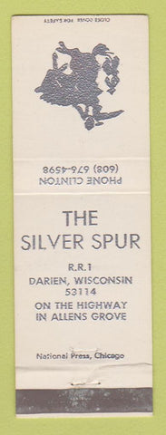 Matchbook Cover - Silver Spur Darien WI