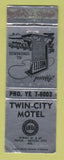 Matchbook Cover - Twin City Motel Festus Crystal City MO WEAR