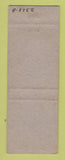 Matchbook Cover - Buffalo Supply Catering Buffalo NY Czuprynski