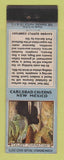 Matchbook Cover - Carlsbad Caverns NM Celery Formation WEAR