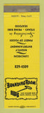 Matchbook Cover - Branding Room Restaurant Santa Monica CA