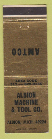 Matchbook Cover - Albion Machine & Tool Albion MI