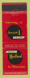 Matchbook Cover - Hotel Eastway Milwaukee WI