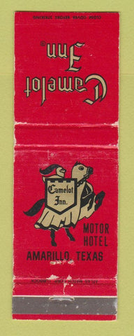 Matchbook Cover - Camelot Inn Amarillo TX WEAR