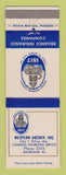 Matchbook Cover - Reliance Insurance Western Agency Goodland KS