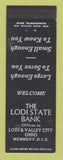 Matchbook Cover - Lodi State Bank Lodi Valley City OH