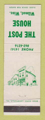 Matchbook Cover - The Post House Wilmot WI