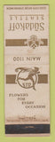 Matchbook Cover - Sudakoff Flowers Seattle WA WORN