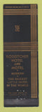 Matchbook Cover - Rodeitcher Hotel Freeland MI