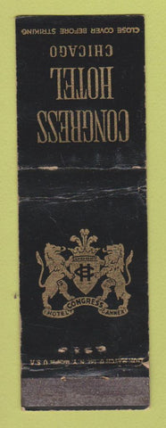 Matchbook Cover - Congress Hotel Chicago IL WEAR