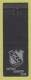 Matchbook Cover - Saticoy County Club Ventura County CA