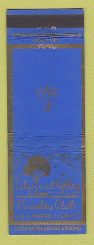 Matchbook Cover - Edgewood Valley Country Club La Grange IL
