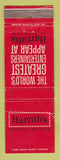 Matchbook Cover - Harrah's Casino Reno Lake Tahoe NV Andy Griffith Dean Martin