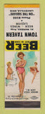 Matchbook Cover - Town Tavern Louisville OH pinup