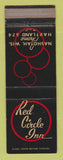 Matchbook Cover - Red Circle Inn Nashotah WI