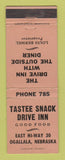 Matchbook Cover - Tastee Snack Drive Inn Ogalalla NE WEAR