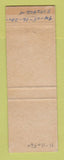 Matchbook Cover - Perfect Circle Piston Rings Fontana CA