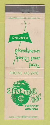 Matchbook Cover - Pine Cone Inn Prescott AZ WEAR
