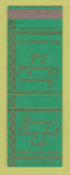 Matchbook Cover - Stevenson's Clover Leaf Cafe Port Lavaca TX SAMPLE