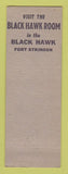 Matchbook Cover - Capital Hotel Madison WI Black Hawk Fort Atkinson WI