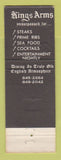 Matchbook Cover - Kings Arms Steak House Toluca Lake CA WEAR