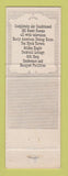 Matchbook Cover - Dearborn Inn Colonial Homes Motor House Dearborn MI
