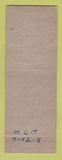 Matchbook Cover - Burkes Place New Philadelphia PA pinup