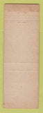Matchbook Cover - WR Red Henderson Trucking Teamsters Union