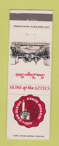Matchbook Cover - University of San Diego State Aztecs CA